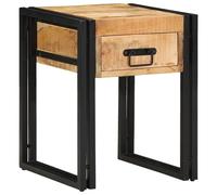 GCHDHAPB Meubles, surfaces : tables, bureaux, chariots, comptoirs et pièces, table d'appoint 40 x 40 x 50 cm en bois massif de manguier