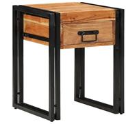 GCHDHAPB Meubles, surfaces : tables, bureaux, chariots, comptoirs et pièces, table d'appoint 40 x 40 x 50 cm en bois d'acacia massif