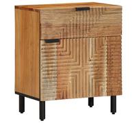 GCHDHAPB Meubles, surfaces : tables, bureaux, chariots, comptoirs et pièces, table de chevet 50 x 33 x 60 cm en bois d'acacia massif
