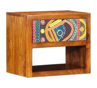 GCHDHAPB Meubles, surfaces : tables, bureaux, chariots, comptoirs et pièces, tables de chevet 2 pièces 40 x 35 x 35 cm en bois d'acacia massif