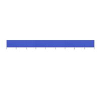 GCHDHAPB Paravent tissu 9 panneaux 1200x80 cm bleu azur