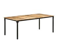 GCHDHAPB Tables à domicile, Tables de cuisine et de salle à manger, Table à manger 200x100x76 cm Bois de manguier cru