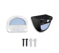 GCHNow Ruiziliang 1 veilleuse LED d'extérieur étanche avec détecteur de mouvement PIR - Interrupteur automatique - Pour rue, porche, allée, clôture, jardin - Coque noire