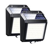 GCHNow Ruiziliang 4 pcs/lot lumière solaire extérieur jardin lumière LED corps capteur Triangle applique murale balcon maison réverbère(80LED)