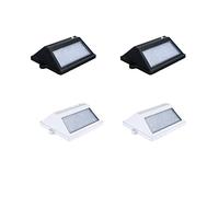 GCHNow Ruiziliang 8/12 LEDS LEDS EXTÉRIEUR SOLAR STREET LUMIÈRES ÉTÉSOURCAUX JARDIN SOLAIRE PORTÉE PORTÉE PORCHE DE VENDE NUIT SUR LA SECURITE DE SÉCURITÉ(Black shell 12 leds)