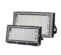 GCHNow Ruiziliang Ampoule de projecteur LED 50W AC 110V 220V 230V 240V Lampe blanche Spot de lumière étanche à l'eau extérieure for Street Garden Square(Cold White,110V)