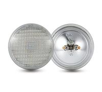 GCHNow Ruiziliang IP68 PAR56 Lampe sous-marine LED Piscine Light AC12V LED RVB Lights Couleur Couleur Échantillon Étanche Échantillon Remplacer les lampes halogènes(Warm White AC DC12V,24W)