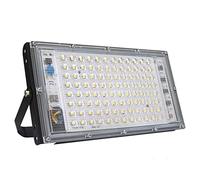 GCHNow Ruiziliang Lumière d'inondation de 100W LED AC 220V 230V 240V Spot de projecteur de projecteur en plein air IP65 imperméable à LED lampadaire Luminaire de paysage(Cool White)