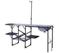 GCI - Master Cook Station - Armoire de camping - 56,5 x 178 x 173,5 cm - black chrome