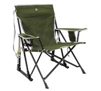 GCI Outdoor Chaise de Camp, Polyester et Acier Inoxydable, Vert Loden chiné, Standard