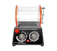 GCIUEMMH Tumbler Rotary Tumbler Polish - 3 kg - 60 W - Moulin à billes - Polisseuse rotative - Polisseuse rotative avec minuterie - 5 niveaux de vitesse (500-3000 tr/min)