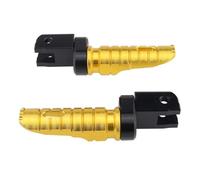 GCLANXI Convient aux repose-pieds avant Knight Daytona 660 2024-2025 Street Triple 675 R RX 675R 675RX 2008-2016 Repose-pieds rotatifs for conducteur(A-Gold)