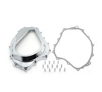 GCLANXI Couvercle de Carter Droit avec Joint for Honda CBR 1000RR 2004-2007/CB 1000RR 2008-2015, Accessoires Moto Noirs, Aluminium usiné(MT313-011A-CD W gask)