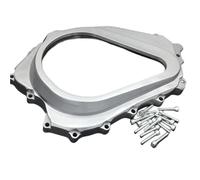 GCLANXI Couvercle de Carter Droit avec Joint for Honda CBR 1000RR 2004-2007/CB 1000RR 2008-2015, Accessoires Moto Noirs, Aluminium usiné(MT313-011A-SR W gask)