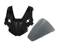 GCLANXI Kit de carénage de Pare-Brise for Moto de compétition CFMOTO 675SR-R CF 675SR, carénage intégré modifié avec Pare-Brise(Glossy Black A)
