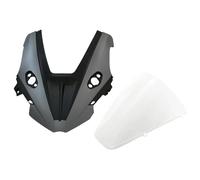 GCLANXI Kit de carénage de Pare-Brise for Moto de compétition CFMOTO 675SR-R CF 675SR, carénage intégré modifié avec Pare-Brise(Gray Black B)