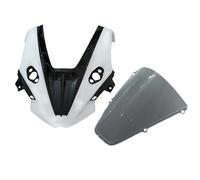 GCLANXI Kit de carénage de Pare-Brise for Moto de compétition CFMOTO 675SR-R CF 675SR, carénage intégré modifié avec Pare-Brise(Black White A)