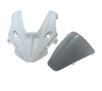 GCLANXI Kit de carénage de Pare-Brise for Moto de compétition CFMOTO 675SR-R CF 675SR, carénage intégré modifié avec Pare-Brise(White A)