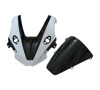 GCLANXI Kit de carénage de Pare-Brise for Moto de compétition CFMOTO 675SR-R CF 675SR, carénage intégré modifié avec Pare-Brise(Black White C)