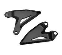 GCLANXI Kit de pédales de moto avec protection de talon for Kawasaki Z400 NINJA400 Ninja Z E-1(Black)