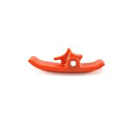 GCLANXI Kit de protection de chaîne de bras oscillant + guide-chaîne + collier de serrage de durite de frein for motos KTM SXF EXC TC FX 125 150 200 250 450 530 690(Orange Brake Clamp)