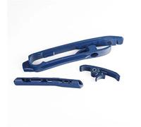 GCLANXI Kit de Protection de chaîne de Bras oscillant, Guide-chaîne et Collier de Serrage for KTM SX, SXF, XC et XCF 125, 200, 250, 300, 350 et 450 (2012-2018, 2019 et 2020).(Blue E)