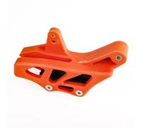 GCLANXI Kit de Protection de chaîne de Bras oscillant, Guide-chaîne et Collier de Serrage for KTM SX, SXF, XC et XCF 125, 200, 250, 300, 350 et 450 (2012-2018, 2019 et 2020).(Orange A)