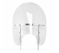 GCLANXI Kits de Support de Pare-Brise détachables for Moto, for Har Ley Touring Road King Classic FLHR FLHRCI 1994 - 2024 2021 2019(ChromeWindshield Set)