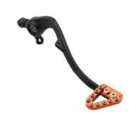 GCLANXI Levier de pédale de Frein arrière de Moto, for GasGas EX EC MC 125 - 300 EXF ECF MCF 250-450 for KTM XC XCF EXC EXCF SX SXF 2023 - 2025(03 Black Orange)