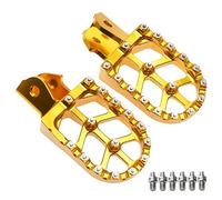 GCLANXI Motorcycle CNC Foot Pegs Pedal Mounting Pedals Retrofit Bracket For Sur-Ron Surron Sur Ron Light Bee S X Electric Off-Road Bike(Gold)