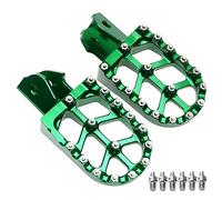 GCLANXI Motorcycle CNC Foot Pegs Pedal Mounting Pedals Retrofit Bracket For Sur-Ron Surron Sur Ron Light Bee S X Electric Off-Road Bike(Green)