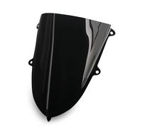 GCLANXI Pare-Brise Avant avec déflecteur de Vent, becquet à Double Bulle, for Yamaha R6 YZF-R6 2017 - 2024 R7 YZF-R7 2021-2025(Black)