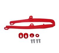 GCLANXI Protecteur de chaîne en Alliage d'aluminium CNC, Guide, Curseur, entretoise, Joint à vis for Fourche arrière Plate CRF250L, Accessoires de Moto(Red)