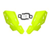 GCLANXI Protège-mains de guidon de motocross 22 mm 28 mm, protection for moto, dirt bike, pit bike, quad, avec protège-mains enduro(Fluorescent Green)