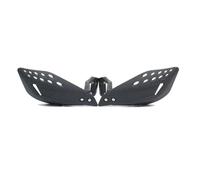 GCLANXI Protège-mains de guidon de motocross 22 mm avec protection for moto, dirt bike, pit bike, quad, enduro(Black)