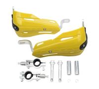 GCLANXI Protège-mains de moto 22 mm 28 mm for guidon Audi, protection ATV, UTV, Dirt Pit Bike, Motocross, accessoires universels(Yellow clips)