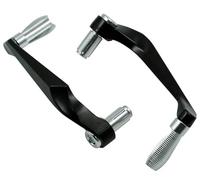 GCLANXI Protège-mains de moto, pièces modifiées for moto, for guidon de 7/8 pouces, protection universelle de frein et d'embrayage de moto(Silver)