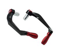 GCLANXI Protège-mains de moto, pièces modifiées for moto, for guidon de 7/8 pouces, protection universelle de frein et d'embrayage de moto(Red)