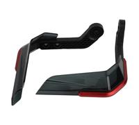 GCLANXI Protège-mains modifiés for moto, 5 couleurs, protection de guidon, housse de protection coupe-vent, motocross universel(Red)