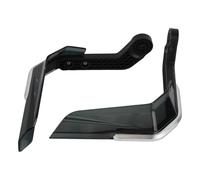GCLANXI Protège-mains modifiés for moto, 5 couleurs, protection de guidon, housse de protection coupe-vent, motocross universel(Silver Color)
