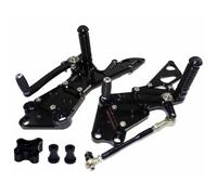 GCLANXI Repose-Pieds réglables for Moto, pédales for KTM Duke 125 200 390 Duke125 Duke200 Duke390 2013 - 2017(Black)