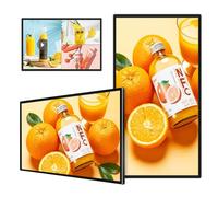 GCLCPAEN Affichage Numérique,Écran 32/43/49",Angle De Vision De 178°,Fonction Écran Partagé Intelligent,Télécommande,Lecture en Boucle,sans Contact,Idéale pour Restaurants Et Centres Commerciaux 32in