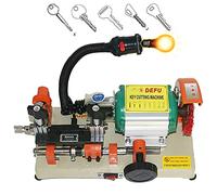 GCLCPAEN Machine À Dupliquer Les Clés Manuelle 120W,Machine À Tailler Les Clés pour Voitures,avec Brosse Et Pince D'allongement,Outils De Serrurier,pour Voitures,Motos Et Clés De Voiture Électriques