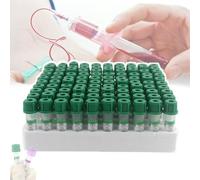 GCLCPAEN Micro-Tube De Prélèvement Sanguin,Tube De Prélèvement Sanguin À L'héparine Sodique,Matière Plastique,pour Animaux De Compagnie,Vétérinaire,Conception À Goulot De Pelle,0,5Ml/1Ml,100Pcs,0.5ml