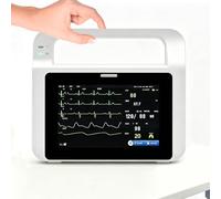 GCLCPAEN Moniteur Multiparamétrique, Surveillance Continue, Écran Tactile 5 Pouces, Conception sans Ventilateur, Silencieux, Simple D'utilisation, Accessoires Inclus, pour Adultes Et Enfants