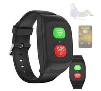 GCLCPAEN Montre Intelligente avec Détection Chute,Montre Connectée avec Détection De Chute,Positionnement GPS,Chat Vocal Instantané,Appel d'urgence,Suivi D'activité,Surveillance De La Santé