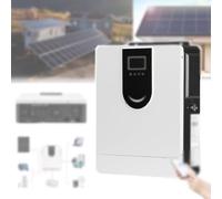 GCLCPAEN Onduleur Solaire Photovoltaïque,1,0Kw À 4,2Kw,Onduleur Hybride Solaire CC 12V/24V vers Ca 220V,Contrôleur Solaire MPPT 40-120A Intégré,Compatible avec De Nombreuses Batteries,4.2Kw
