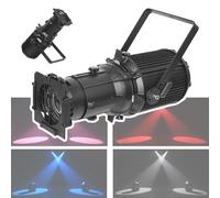 GCLCPAEN Projecteur De Scène LED 300W,Éclairage LED Couleur,Mise Au Point Manuelle,3 200K-5 600K,Coupe À Quatre Lames,Angle De Faisceau 19°/26°/36°,Signal Dmx512,pour Mariage,Spectacle en Direct