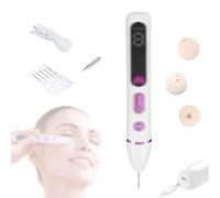 GCLCPAEN Stylo Picoseconde pour Éliminer Les Grains De Beauté,Technologie Physique,Puissance 9,Écran LCD,Éclairage Spot,Chargement USB,Aiguille Remplaçable,pour Taches De Rousseur Et Naevus,Pink