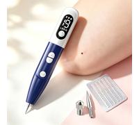 GCLCPAEN Stylo Plasma pour Éliminer Les Acrochordons Et Les Grains De Beauté,avec Lumière Intégrée,19 Niveaux De Réglage,Affichage LED,Rechargeable par USB,Soin De La Peau À Domicile,pour Le Visage C